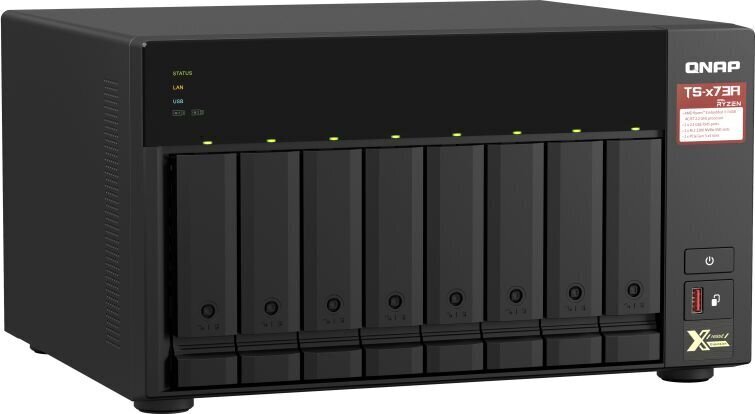 NAS STORAGE TOWER 8BAY 8GB/TS-873A-8G QNAP cena un informācija | Cieto disku somas un apvalki | 220.lv