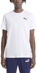 Puma T-Krekls ESS Small Logo Tee White cena un informācija | Vīriešu T-krekli | 220.lv