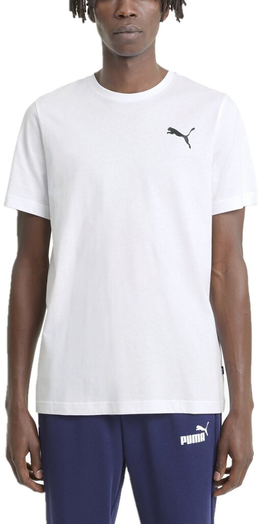 Puma T-Krekls ESS Small Logo Tee White цена и информация | Vīriešu T-krekli | 220.lv