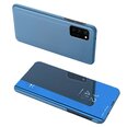 Clear View Case vāciņš paredzēts Samsung Galaxy A72, zils