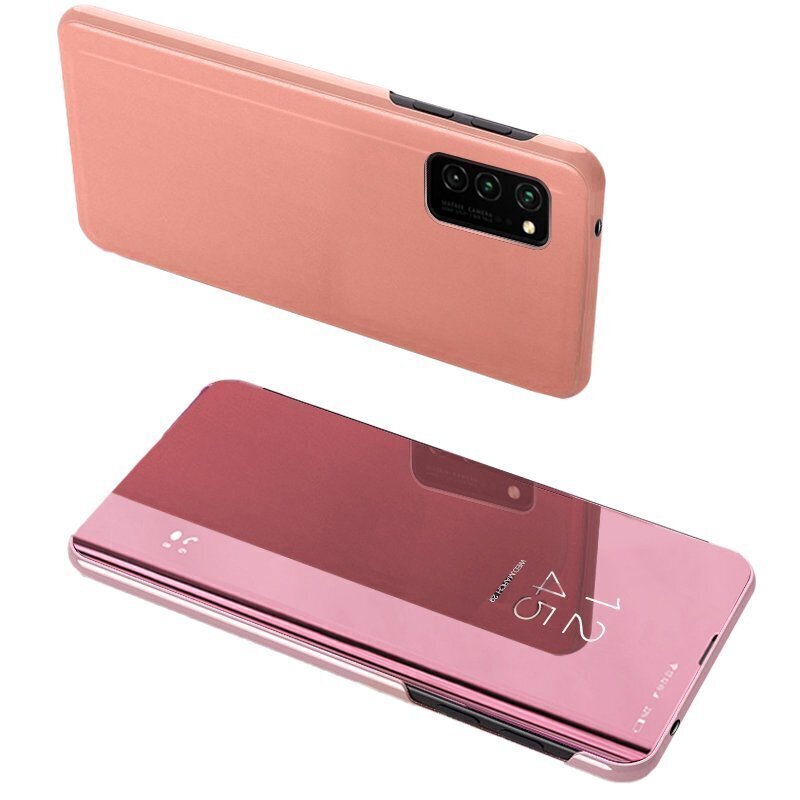 Clear View Case cover piemērots Samsung Galaxy A72, pink цена и информация | Telefonu vāciņi, maciņi | 220.lv