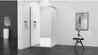 Dušas sieniņa Mexen Kioto, black mat, 50,60,70,80,90,100,110,120,130,140,150,160x200 cm cena un informācija | Dušas durvis, dušas sienas | 220.lv