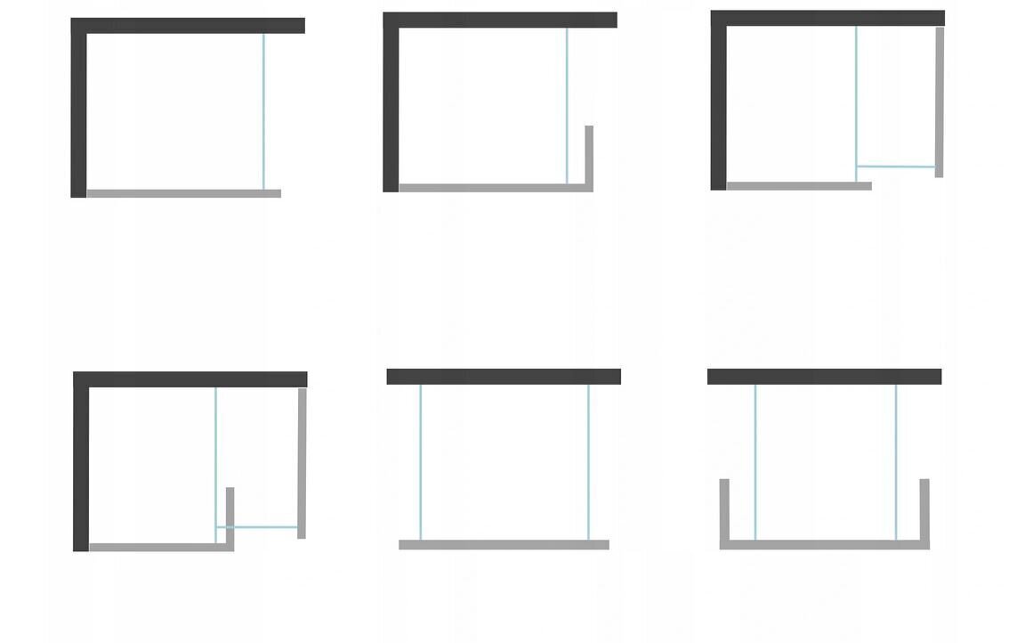 Dušas sieniņa Mexen Kioto, black mat frame/gold 50,60,70,80,90,100,110,120,130,140x200 cm cena un informācija | Dušas durvis, dušas sienas | 220.lv