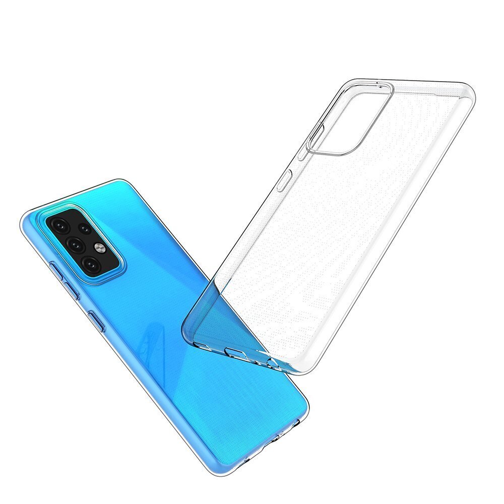 Ultra Clear 0.5mm Case Gel TPU Cover for Samsung Galaxy A52, caurspīdīgs cena un informācija | Telefonu vāciņi, maciņi | 220.lv