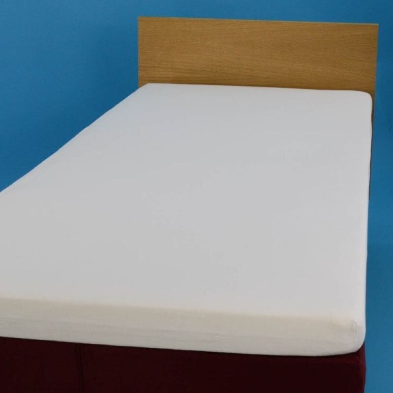 Palags elastīgs ar gumiju matračiem,90x200 cm,svārki, balts Jersey cena un informācija | Palagi | 220.lv