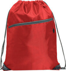 Universāla soma ar šņorēm, 34,5x45 cm, sarkana cena un informācija | Skolas somas | 220.lv