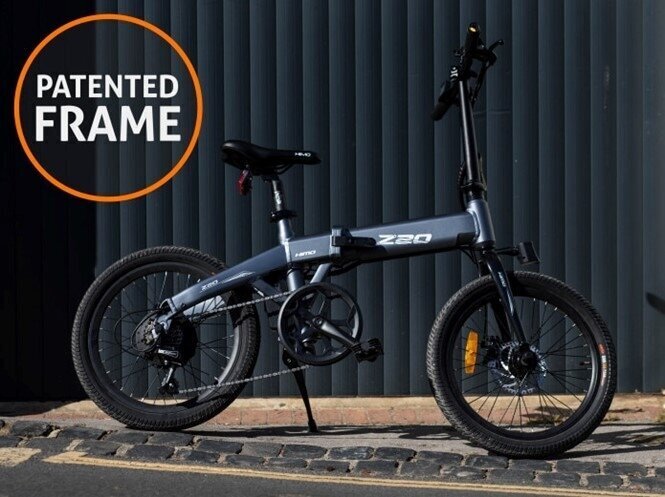 Elektriskais velosipēds Himo Z20, pelēks цена и информация | Elektrovelosipēdi | 220.lv