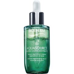 Divfāžu sejas koncentrāts-serums Biotherm Aquasourra Aquasource Aura 50 ml цена и информация | Сыворотки для лица, масла | 220.lv