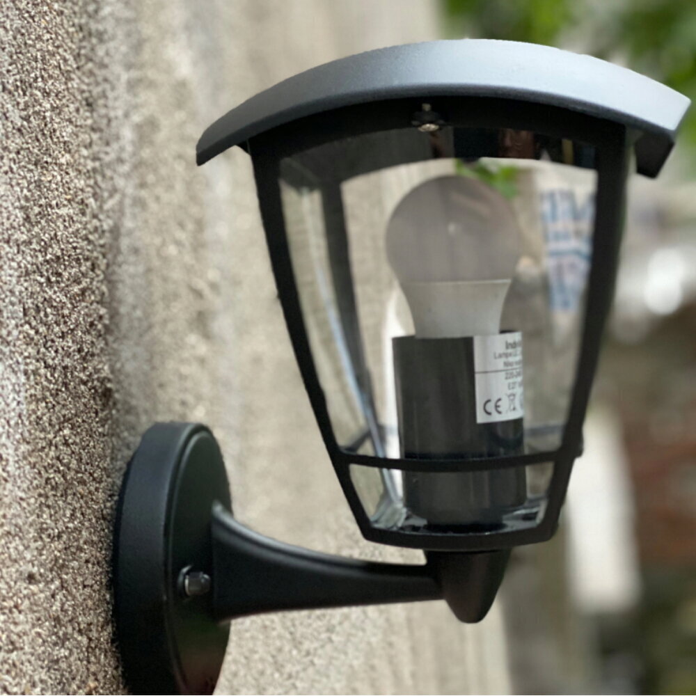 Sienas LED āra lampa MasterLed Niko E27/ IP44 цена и информация | Āra apgaismojums | 220.lv