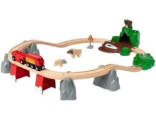 Набор с железнодорожными рельсами Brio Лесные животные, 33988 цена и информация | Конструктор автомобилей игрушки для мальчиков | 220.lv