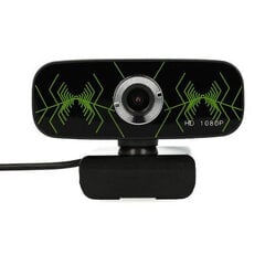 Веб камера с микрофоном RoGer A5 Web Full HD 1080P, черная цена и информация | Компьютерные (Веб) камеры | 220.lv