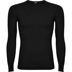 Profesionāls termo T-krekls ar pastiprinātu audumu, melns cena un informācija | Vīriešu termoveļa | 220.lv