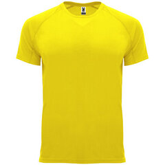 Tehnisks reglāna T-krekls ar īsām piedurknēm, dzeltens cena un informācija | Zēnu krekli | 220.lv