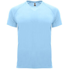 Tehnisks reglāna T-krekls ar īsām piedurknēm, gaiši zils cena un informācija | Zēnu krekli | 220.lv