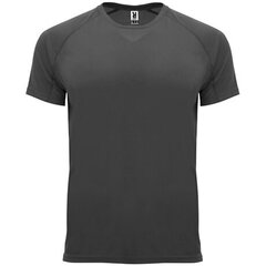 Tehnisks reglāna T-krekls ar īsām piedurknēm, melns cena un informācija | Zēnu krekli | 220.lv