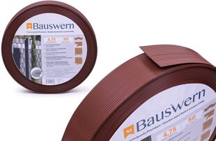 Планка для забора Bauswern premium, 50 x 0,0475 м (700 г / м²) Коричневая цена и информация | Заборы и принадлежности к ним | 220.lv