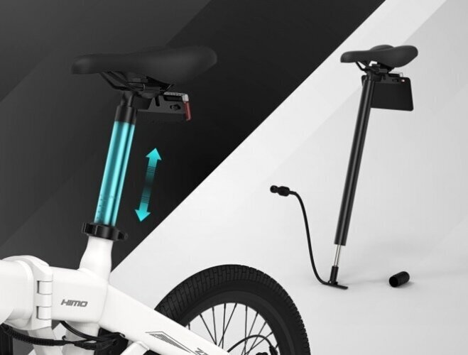 Elektriskais velosipēds Himo Z20, balts cena un informācija | Elektrovelosipēdi | 220.lv