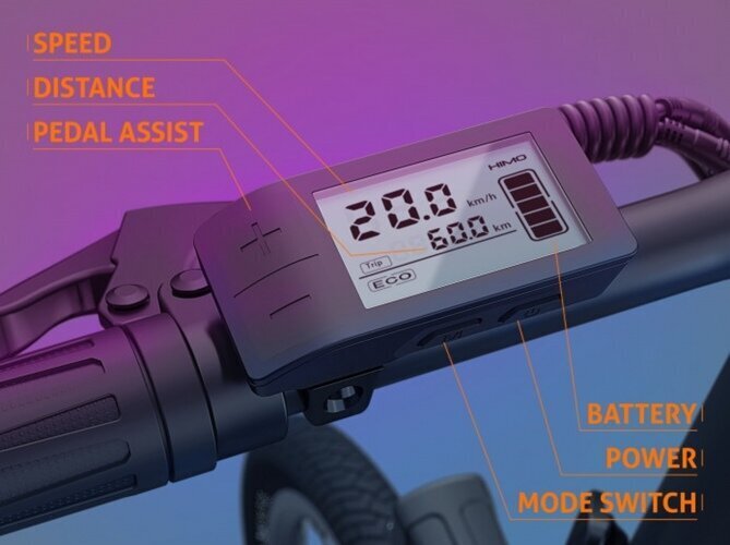 Elektriskais velosipēds Himo Z20, balts cena un informācija | Elektrovelosipēdi | 220.lv