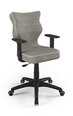 Biroja krēsls Entelo Duo VS03 6, pelēks/melns