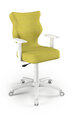 Офисное кресло Entelo Duo DC19 6, зеленое/белое