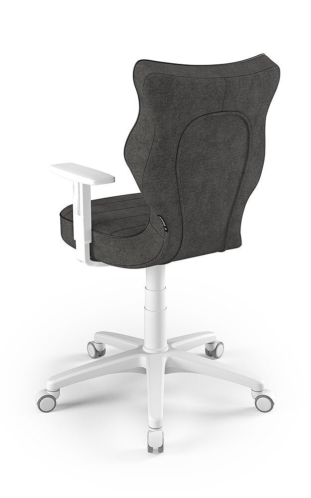 Biroja krēsls Entelo Duo AT33 6, tumši pelēks/balts cena un informācija | Biroja krēsli | 220.lv