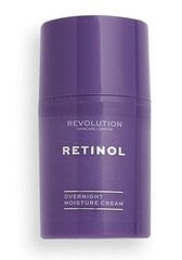 Nakts sejas krēms Revolution Skincare Retinol, 50 ml cena un informācija | Sejas krēmi | 220.lv