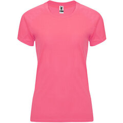 Tehnisks reglāna T-krekls ar īsām piedurknēm sievietēm, rozā cena un informācija | T-krekli sievietēm | 220.lv