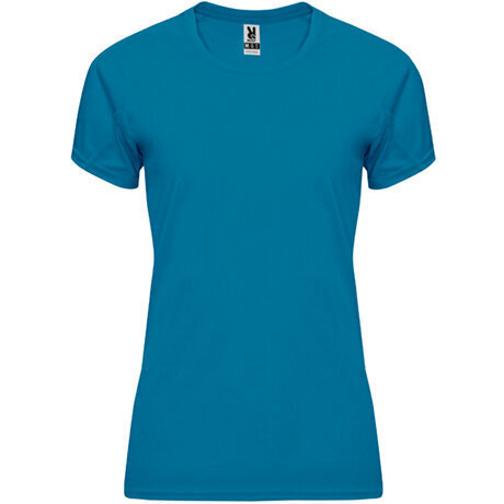 Tehnisks reglāna T-krekls ar īsām piedurknēm sievietēm, zils цена и информация | T-krekli sievietēm | 220.lv