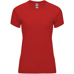 Tehnisks reglāna T-krekls ar īsām piedurknēm sievietēm, sarkans cena un informācija | T-krekli sievietēm | 220.lv