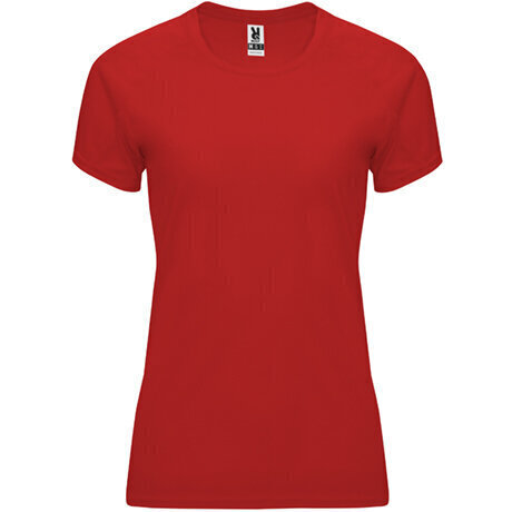 Tehnisks reglāna T-krekls ar īsām piedurknēm sievietēm, sarkans цена и информация | T-krekli sievietēm | 220.lv