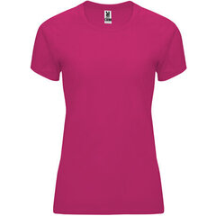 Tehnisks reglāna T-krekls ar īsām piedurknēm sievietēm, tumši rozā cena un informācija | T-krekli sievietēm | 220.lv