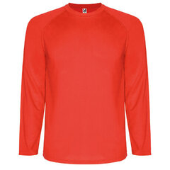Sporta krekls ar garām piedurknēm, sarkans cena un informācija | Sporta apģērbs vīriešiem | 220.lv