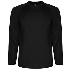 Sporta krekls ar garām piedurknēm, melns cena un informācija | Zēnu krekli | 220.lv
