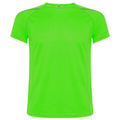 Vīriešu sporta krekls ar īsām reglāna piedurknēm, zaļš cena un informācija | Sporta apģērbs vīriešiem | 220.lv