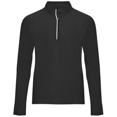 Vīriešu sporta tehniskais reglāna krekls ar garām piedurknēm, melns cena un informācija | Sporta apģērbs vīriešiem | 220.lv