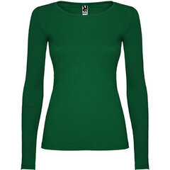 Sieviešu T-krekls ar garām piedurknēm - vidēji pieguļošs, zaļš cena un informācija | Blūzes, sieviešu krekli | 220.lv