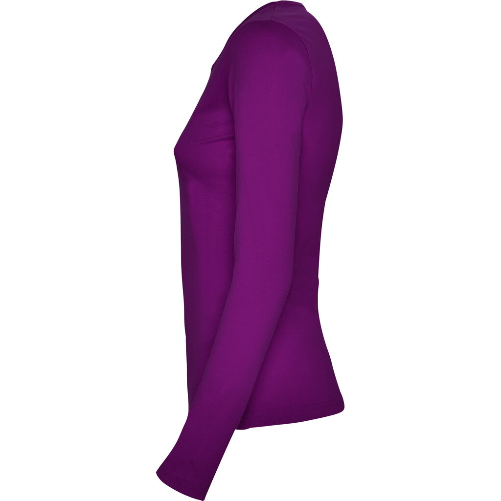 Sieviešu T-krekls ar garām piedurknēm - vidēji pieguļošs, violets цена и информация | Blūzes, sieviešu krekli | 220.lv