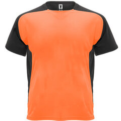 Tehnisks reglāna T-krekls ar īsām piedurknēm, oranžs/melns cena un informācija | Sporta apģērbs vīriešiem | 220.lv