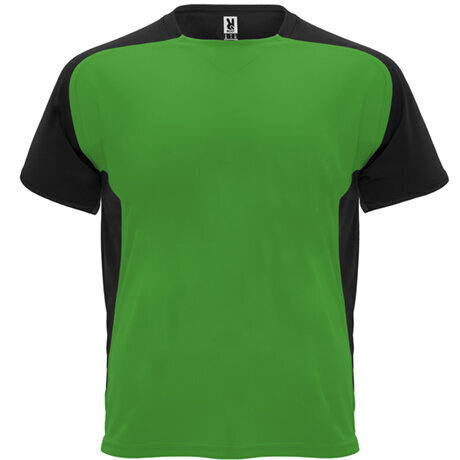 Tehnisks reglāna T-krekls ar īsām piedurknēm, zaļš/melns cena un informācija | Zēnu krekli | 220.lv