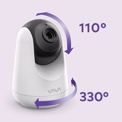 Дополнительная камера для мобильной няни VAVA VA-IH006, белая цена и информация | Радионяни | 220.lv
