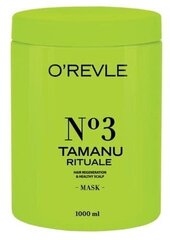 Matu maska O'Revle Tamanu №3, 1000 ml cena un informācija | Matu uzlabošanai | 220.lv