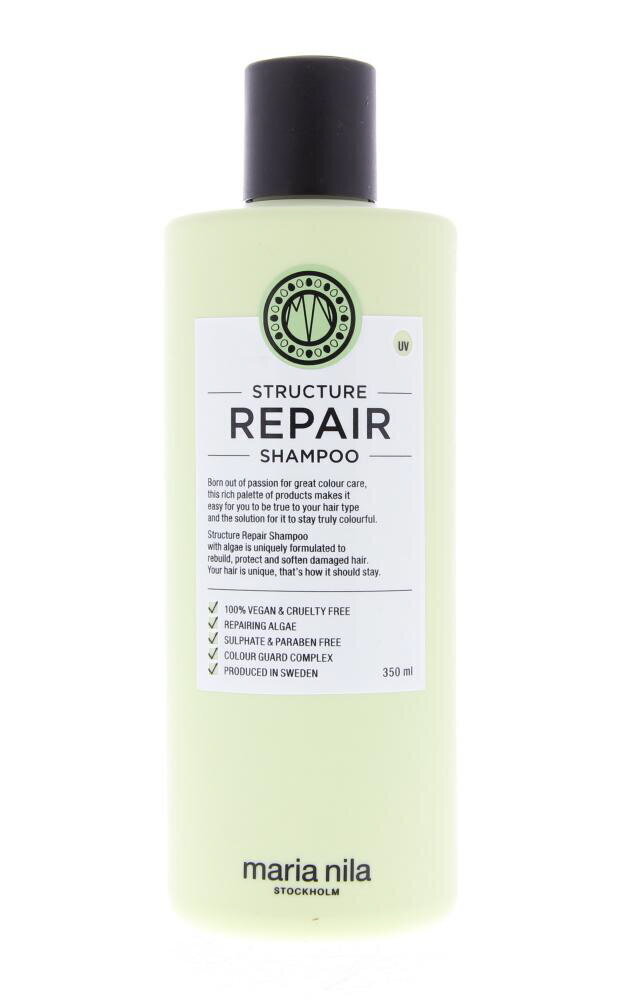 Atjaunojošs matu šampūns Maria Nila Structure Repair, 350 ml cena un informācija | Šampūni | 220.lv