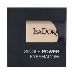 Acu ēnas IsaDora Single Power 2,2 g, 01 Bare Beige cena un informācija | Acu ēnas, skropstu tušas, zīmuļi, serumi | 220.lv