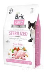 Brit Care Sterilized Sensitive 7kg Kaķiem cena un informācija | Sausā barība kaķiem | 220.lv