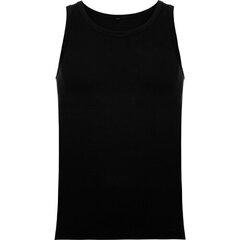 Stilīgs T-krekls bez piedurknēm vīriešiem, melns cena un informācija | Vīriešu T-krekli | 220.lv