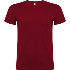 Unisex T-krekls ar īsām piedurknēm, tumši sarkans cena un informācija | Vīriešu T-krekli | 220.lv