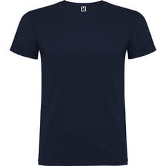 Unisex T-krekls ar īsām piedurknēm, tumši zils cena un informācija | Zēnu krekli | 220.lv