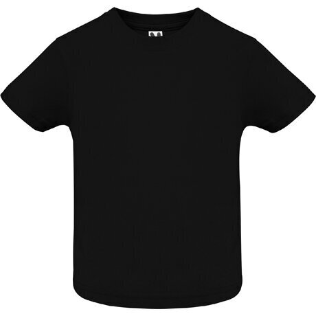 T-krekls ar īsām piedurknēm bērniem, melns cena un informācija | Krekliņi, bodiji zīdaiņiem | 220.lv