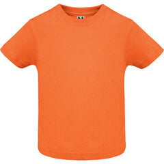 T-krekls ar īsām piedurknēm bērniem, oranžs cena un informācija | Krekliņi, bodiji zīdaiņiem | 220.lv