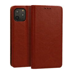 Чехол Leather Book для Samsung Galaxy A72 5G, коричневый цена и информация | Чехлы для телефонов | 220.lv